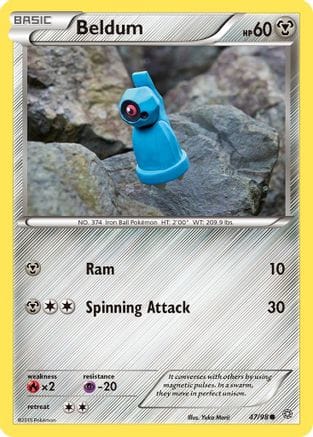 'Pokemon - 'Beldum 047/98  XY  Ancient Origins - Common