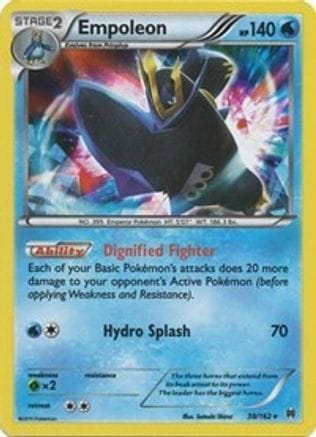 'Pokemon - 'Empoleon 038/162  - Holofoil XY  BREAKthrough - Holo Rare