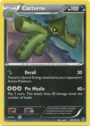 'Pokemon - 'Cacturne 088/162  XY  BREAKthrough - Uncommon