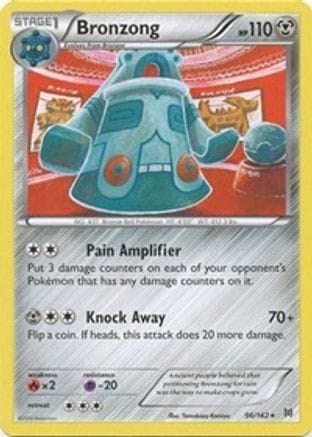 'Pokemon - 'Bronzong 096/162  - Reverse Holofoil XY  BREAKthrough - Rare