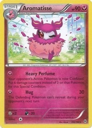'Pokemon - 'Aromatisse 106/162  - Reverse Holofoil XY  BREAKthrough - Rare