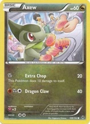 'Pokemon - 'Axew (109) 109/162  XY  BREAKthrough - Common