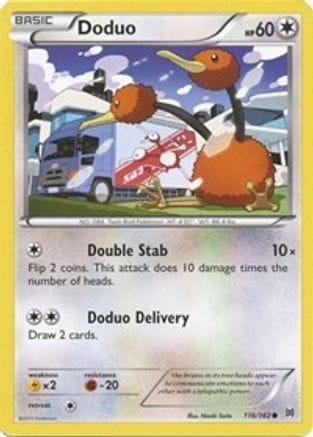 'Pokemon - 'Doduo (116) 116  XY  BREAKthrough - Common
