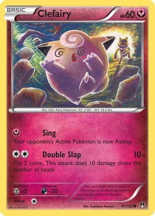 'Pokemon - 'Clefairy 081/122  XY  BREAKpoint - Common