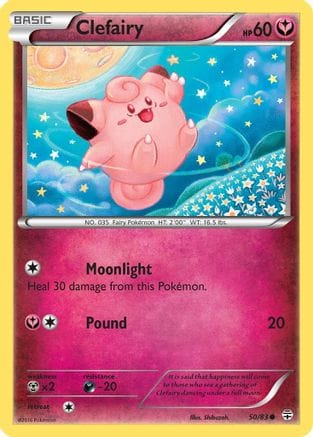'Pokemon - 'Clefairy 050/83  Generations - Common