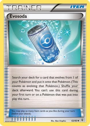 'Pokemon - 'Evosoda 062/83  - Reverse Holofoil Generations - Uncommon