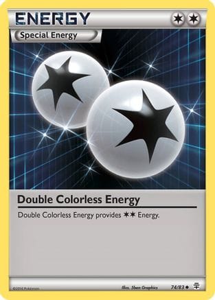 'Pokemon - 'Double Colorless Energy 074/83  - Reverse Holofoil Generations - Uncommon