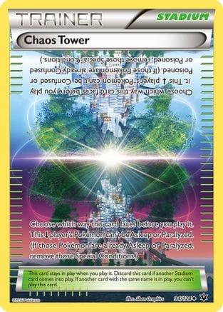 'Pokemon - 'Chaos Tower 094/124  XY  Fates Collide - Uncommon