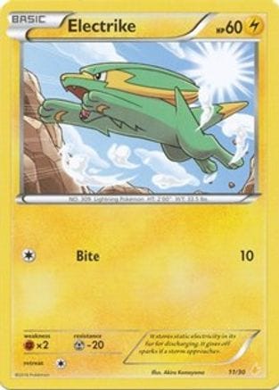 'Pokemon - 'Electrike (11) 011  XY Trainer Kit Pikachu Libre & Suicune - Common