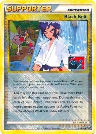 'Pokemon - 'Black Belt 085/102  - Reverse Holofoil League & Championship Cards - Promo