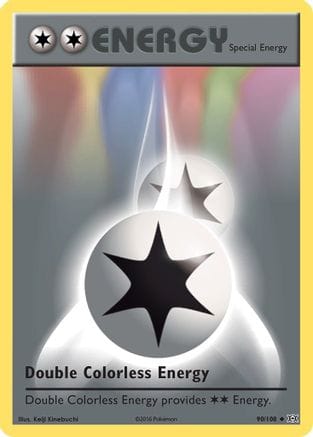 'Pokemon - 'Double Colorless Energy 090/108  XY  Evolutions - Uncommon