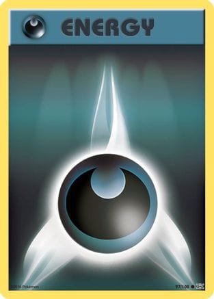 'Pokemon - 'Darkness Energy 097/108  - Reverse Holofoil XY  Evolutions - Common