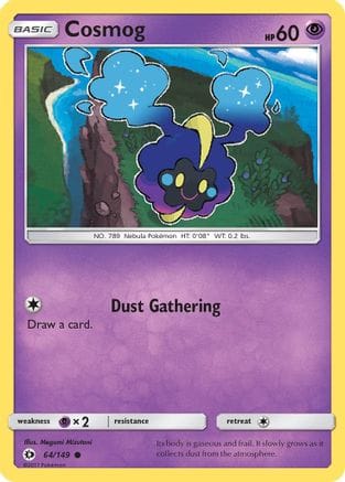 'Pokemon - 'Cosmog 064/149  SM Base Set - Common