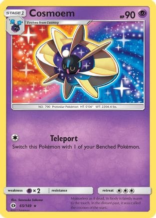 'Pokemon - 'Cosmoem 065/149  SM Base Set - Rare
