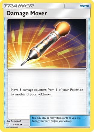 'Pokemon - 'Damage Mover 058/73  Shining Legends - Uncommon