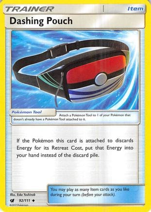 'Pokemon - 'Dashing Pouch 092/111  SM  Crimson Invasion - Uncommon