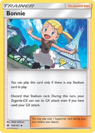 'Pokemon - 'Bonnie 103  - Reverse Holofoil SM  Forbidden Light - Uncommon