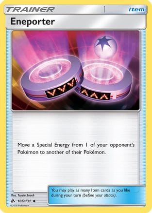 'Pokemon - 'Eneporter 106/131  - Reverse Holofoil SM  Forbidden Light - Uncommon