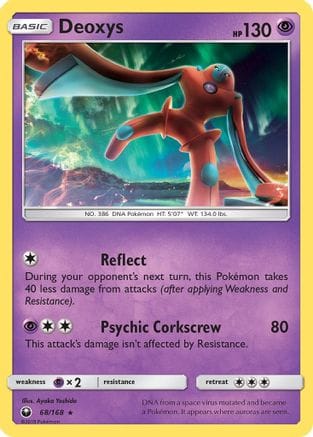 'Pokemon - 'Deoxys (68) 068/168  SM  Celestial Storm - Rare