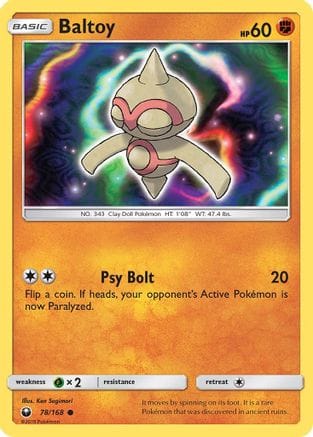 'Pokemon - 'Baltoy 078  SM  Celestial Storm - Common
