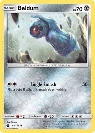 'Pokemon - 'Beldum (93) 093  SM  Celestial Storm - Common