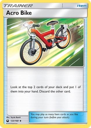 'Pokemon - 'Acro Bike 123/168  SM  Celestial Storm - Uncommon
