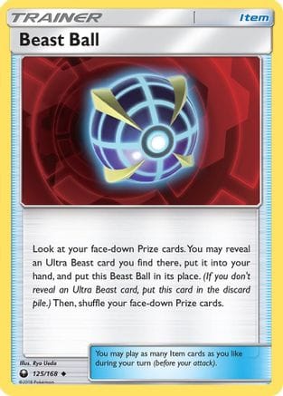 'Pokemon - 'Beast Ball 125/168  SM  Celestial Storm - Uncommon