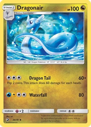 'Pokemon - 'Dragonair 036/70  Dragon Majesty - Uncommon