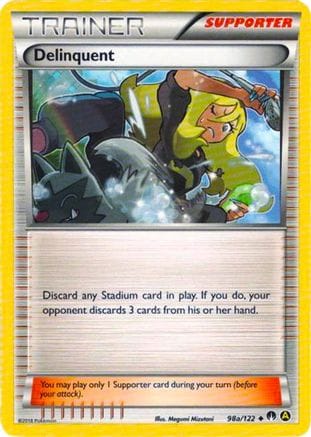'Pokemon - 'Delinquent 98a/122  - Holofoil Alternate Art Promos - Promo