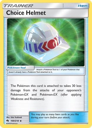 'Pokemon - 'Choice Helmet 169  SM  Lost Thunder - Uncommon