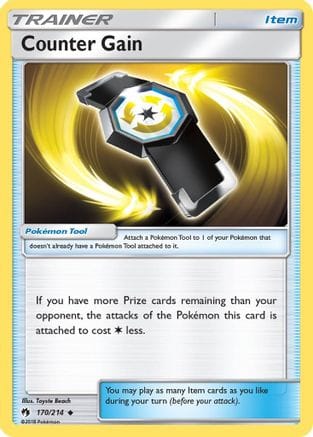 'Pokemon - 'Counter Gain 170/214  - Reverse Holofoil SM  Lost Thunder - Uncommon