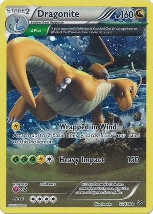 'Pokemon - 'Dragonite (Cosmo Holo) 052  - Holofoil Miscellaneous Cards & Products - Holo Rare