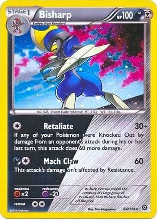 'Pokemon - 'Bisharp 064/114  - Holofoil Miscellaneous Cards & Products - Promo