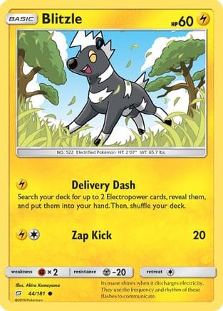 'Pokemon - 'Blitzle 044  SM  Team Up - Common