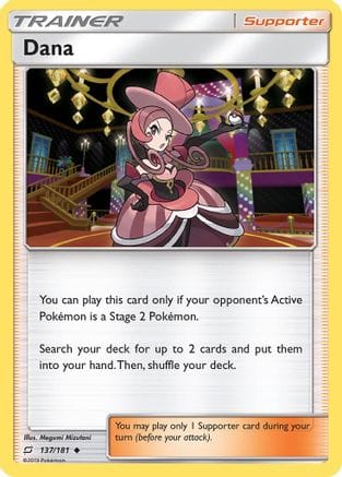 'Pokemon - 'Dana 137/181  - Reverse Holofoil SM  Team Up - Uncommon