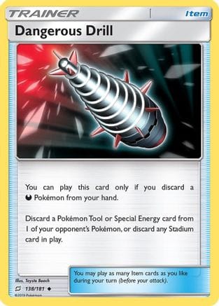 'Pokemon - 'Dangerous Drill 138  SM  Team Up - Uncommon