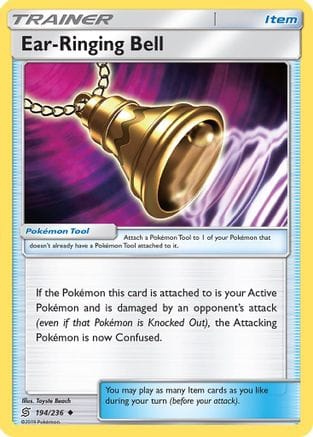 'Pokemon - 'Ear-Ringing Bell 194/236  SM  Unified Minds - Uncommon