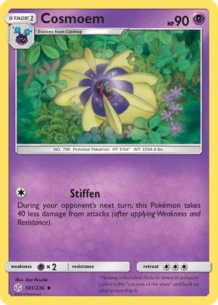 'Pokemon - 'Cosmoem 101/236  SM  Cosmic Eclipse - Uncommon