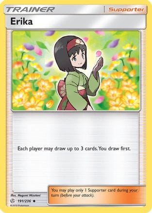 'Pokemon - 'Erika 191/236  SM  Cosmic Eclipse - Uncommon
