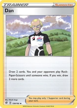 'Pokemon - 'Dan 158/192  SWSH02 Rebel Clash - Uncommon