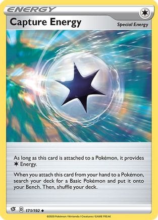 'Pokemon - 'Capture Energy 171/192  - Reverse Holofoil SWSH02 Rebel Clash - Uncommon
