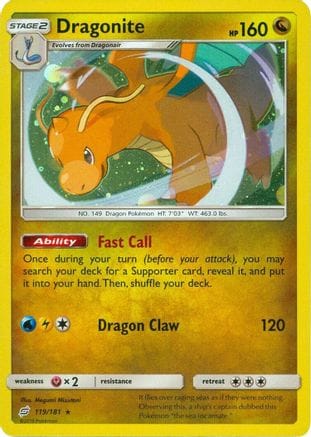 'Pokemon - 'Dragonite 119/181  - Holofoil Miscellaneous Cards & Products - Promo