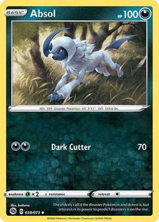 'Pokemon - 'Absol 038/73  Champions Path - Uncommon