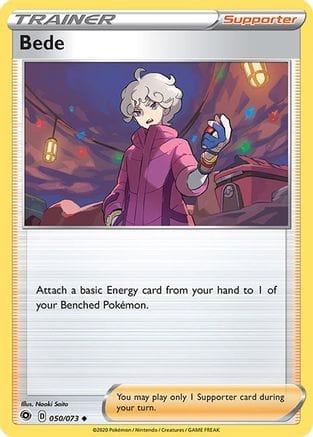'Pokemon - 'Bede 050/73  Champions Path - Uncommon