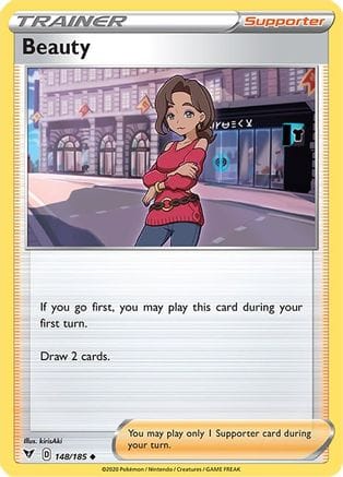 'Pokemon - 'Beauty 148/185  - Reverse Holofoil SWSH04 Vivid Voltage - Uncommon