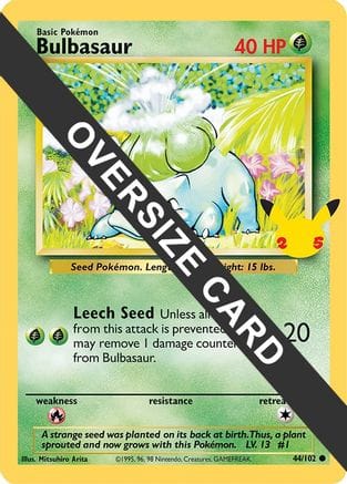 'Pokemon - 'Bulbasaur 044/102  First Partner Pack - Promo