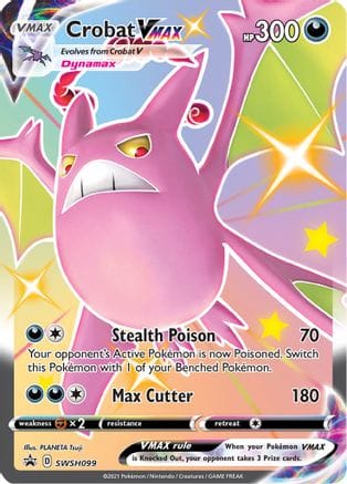 'Pokemon - 'Crobat VMAX SWSH099  - Holofoil SWSH Sword & Shield Promo Cards - Promo