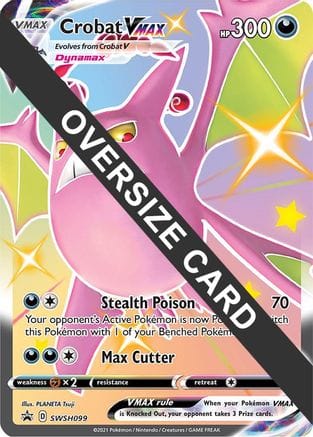'Pokemon - 'Crobat VMAX SWSH099  - Holofoil Jumbo Cards - Promo