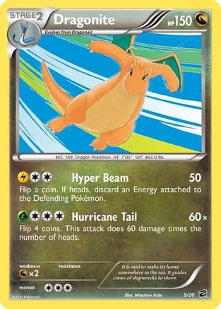 'Pokemon - 'Dragonite 005/20  - Holofoil Blister Exclusives - Promo