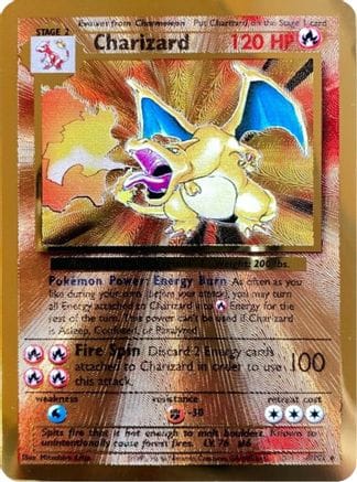'Pokemon - 'Charizard (Celebrations Metal Card) 004/102  - Holofoil Miscellaneous Cards & Products - Promo